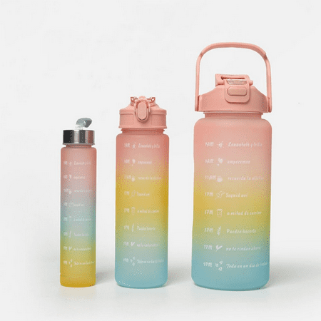 

3pcs/Set Large Capacity Water Bottle Sports Water Bottle Girls Children Drinking