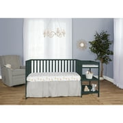 Dream On Me Synergy Convertible Baby Crib and Changer in White with Detachable Changing Table