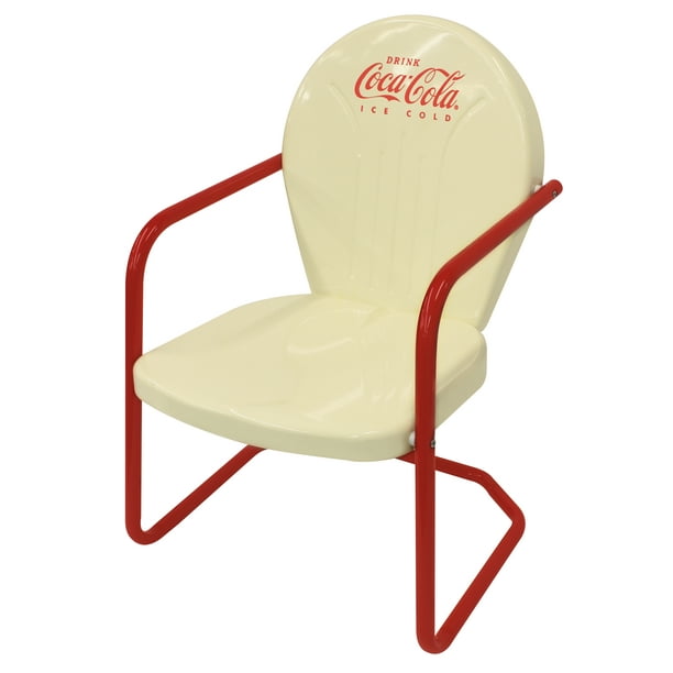 Coca-Cola Vanilla Retro Bistro Set - Cream/Red for Restaurants
