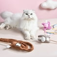 thumbnail image 4 of Mayitwill Natural Interactive Cat Wand, Safe Hunting Distance Cat Toys for Indoor Cats Nickel, 4 of 7
