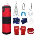 thumbnail image 1 of Bangcool Punching Bag Set Unfilled Boxing Bag with Thai Training Gloves Mouth Guard, 1 of 10