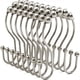 thumbnail image 3 of 12pcs, Rustproof Stainless Steel S Shape Shower Curtain Hooks Rings, Shower Curtain Rings Hooks For Bathroom Shower Rod Curtains, Bathroom Accessories, 3 of 4