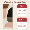 thumbnail image 6 of Hallway Runner Rug 2'x6' Washable Area Rugs Non Slip Laundry Rug Runner Floor Carpet Runners for Hallways Entryway Laundry Room Kitchen, 6 of 11