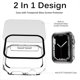 thumbnail image 2 of Compatible Apple Watch 40mm Case Se 2022 with Screen Protector Anti-Scratch Shockproof Hard PC and Tempered Glass Film Bumper Case for Apple Watch Series 6 Series 5 Series 4 SE 40mm(Clear), 2 of 5