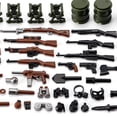 thumbnail image 3 of Set de armas Feleph de la Segunda Guerra Mundial para figuras de soldados con accesorios, 3 of 7
