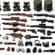 thumbnail image 3 of Set de armas Feleph de la Segunda Guerra Mundial para figuras de soldados con accesorios, 3 of 7