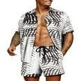 thumbnail image 1 of Stylish Matching Set  Men‘s Printed Shirt and Shorts for Hawaii, 1 of 9