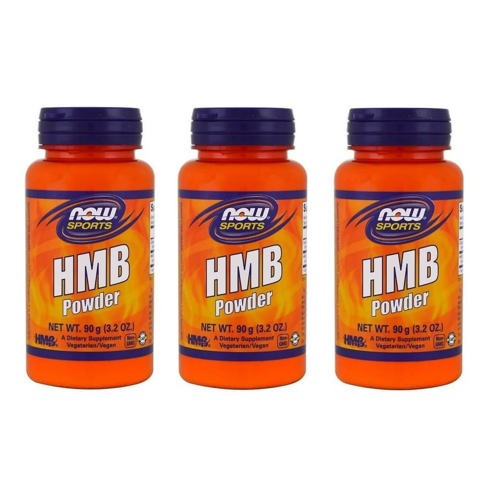 Now Foods Sports, HMB Powder, 3.2 oz (90 g) 3 Packs