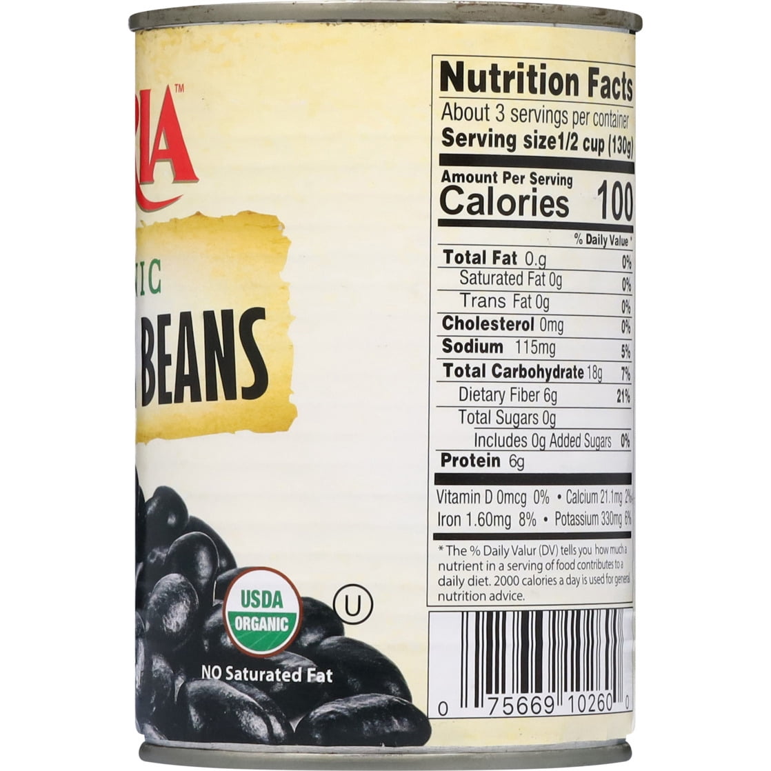 Iberia Organic Black Beans 15 oz