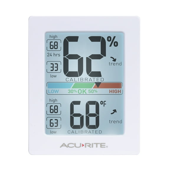 AcuRite Digital Humidity and Temperature Monitor with Backlight (01139M)