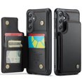 thumbnail image 1 of Funda para Samsung Galaxy S23 FE con tarjetero, funda tipo cartera para hombre y mujer con bloqueo RFID, funda de piel resistente con soporte y cierre magnético, a prueba de golpes, 1 of 9