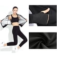 thumbnail image 4 of Chaqueta de Sauna para Mujer, Gimnasio, Sudor Caliente, Traje de Sauna, Camisa de Sauna para Adelgazar, Camisetas de Entrenamiento de Manga Larga, Mol - Sudadera con Sudadera con capucha XL Soledad Traje de sauna, 4 of 10