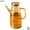 Amber color, variant on Large Glass Oil Dispenser Jar With Spout 600ml 800ml 1000ml Transparent Amber Kitchen Storage