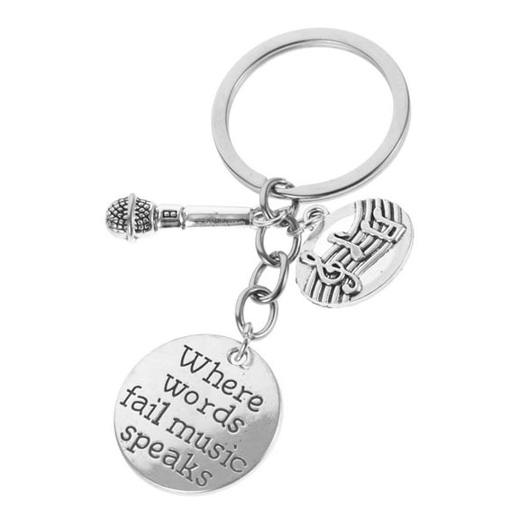 WORGEOUS Music Purse Music Gifts Music Note Key Chain Keychain Chic Design Miss 8X2.9CM