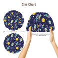 thumbnail image 5 of Kdxio Astronaut Corgi Pattern Satin Bonnet Silk Bonnet Hair Bonnet for Sleeping Hair Bonnets for Women Curly Natural Hair, 5 of 6