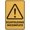 Warning Sign 2, variant on Caution Security Rabbit Roaming Free Metal Sign 12 x 8 Inches - Rustproof Aluminum, Multicolor Design, Cute Warning Sign for Indoor Outdoor Home, Yard