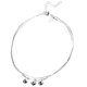 thumbnail image 1 of Tobillera Hugo Doble Cadena Chapado en Plata con Campana, 1 of 10