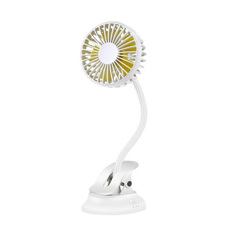 

Household Fans Shiogb Clip On Fan Usb Mini Fan Battery Operated Desk Fan Baby Stroller Fan Rechargeable Personal Fan Flexible Neck 3 Speeds Great for Beach Car Camping Dorm Bed Household Fan