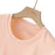 thumbnail image 4 of Blusa informal de manga corta con estampado de cuello redondo para mujer Fridja  ghk2429, 4 of 6