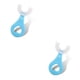 thumbnail image 2 of Toystoory Silicona Manual en forma de U blanqueamiento limpieza bebé cepillo de niños para cepillo de masaje cepillo flexible con salud azul 2-6 años tipo 1 2piezas Toystoory CBP026642, 2 of 5