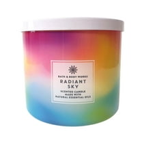 Bath and Body Works Candle - Radiant Sky 3-Wick Scented Candle with Essential Oils (14.5 Oz / 411 G)