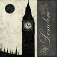 thumbnail image 3 of Sophie 6 15x15 Black Modern Framed Museum Art Print Titled - London Moon, 3 of 5