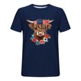 thumbnail image 5 of Tops para hombre, blusas y camisas de manga corta con cuello redondo para hombre, jersey informal de moda con estampado de cuello redondo para hombre, pantalones cortos deportivos para fitness, blusa, 5 of 5