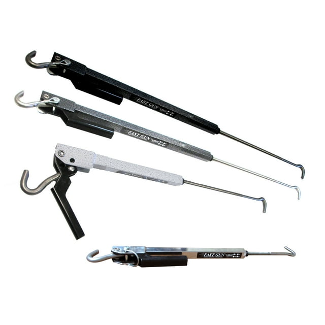Torklift Turnbuckle S9522 FastGun; Use With Frame Mounted Tie Down; Spring Loaded Hook and Hook Style; 25 Inch to 43 Inch Reach; With Quick Disconnect Handle; Lockable; Lock Sold Separate; Set of 2