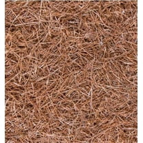 Premium Brown Pine Straw Mulch, 4 lb with Soil Moisture Retention
