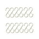 thumbnail image 4 of 12x ganchos de Metal en forma de S, ganchos para estante de ollas de cocina, ganchos multifuncionales de 3,6 pulgadas para armario resistente, ollas, Plata, 4 of 9