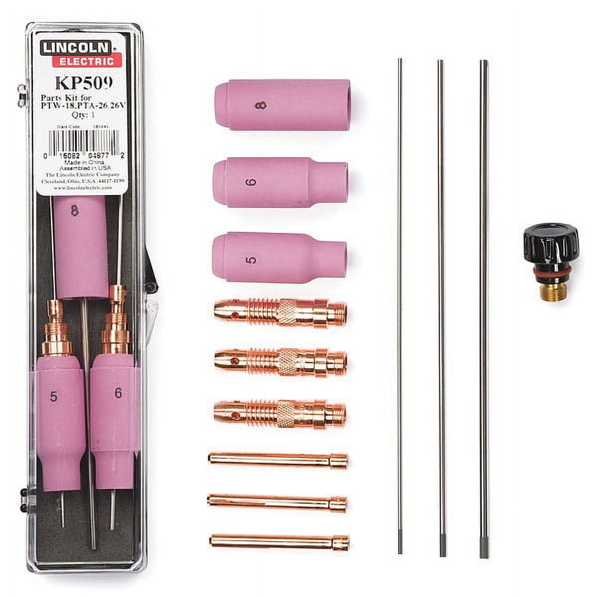 Lincoln Electric PTA-17V TIG Torch - 25 Foot, Air-Cooled, Premium Quality Welding Torch