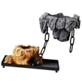 thumbnail image 3 of Cesta decorativa de resina DYNWAVEMX Florero Contenedor Estilo B Gris Oscuro, 3 of 8