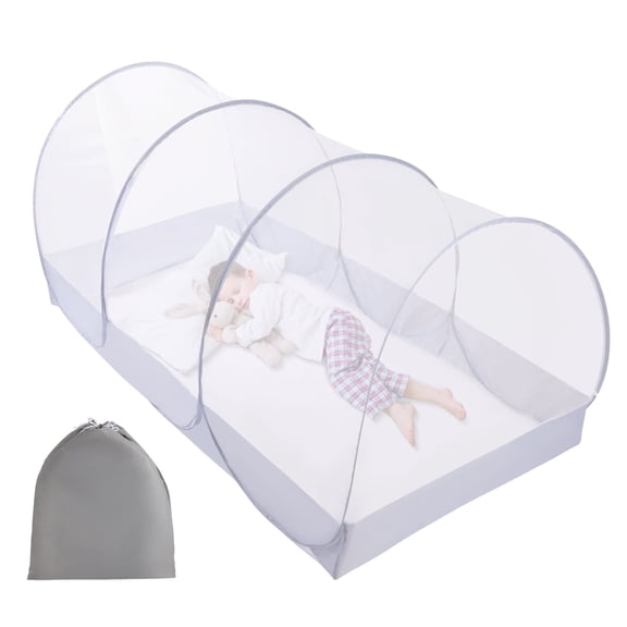 Doulami Mosquito Net Foldable Mosquito Net Tent Pop Up Travel Tent Lightweight Easy Setup Tent for Camping Travel Patio Bed Dorm