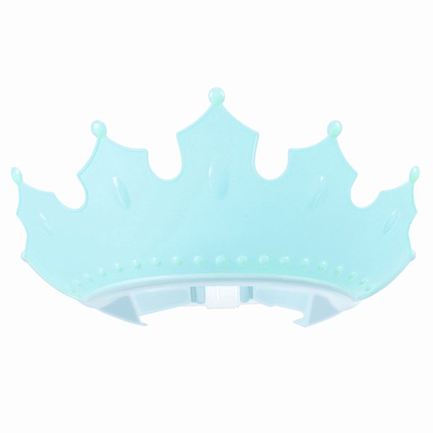 Gorro de plástico ajustable con dibujos animados para ducha de bebé, protección ocular para lavar el cabello, accesorios suaves