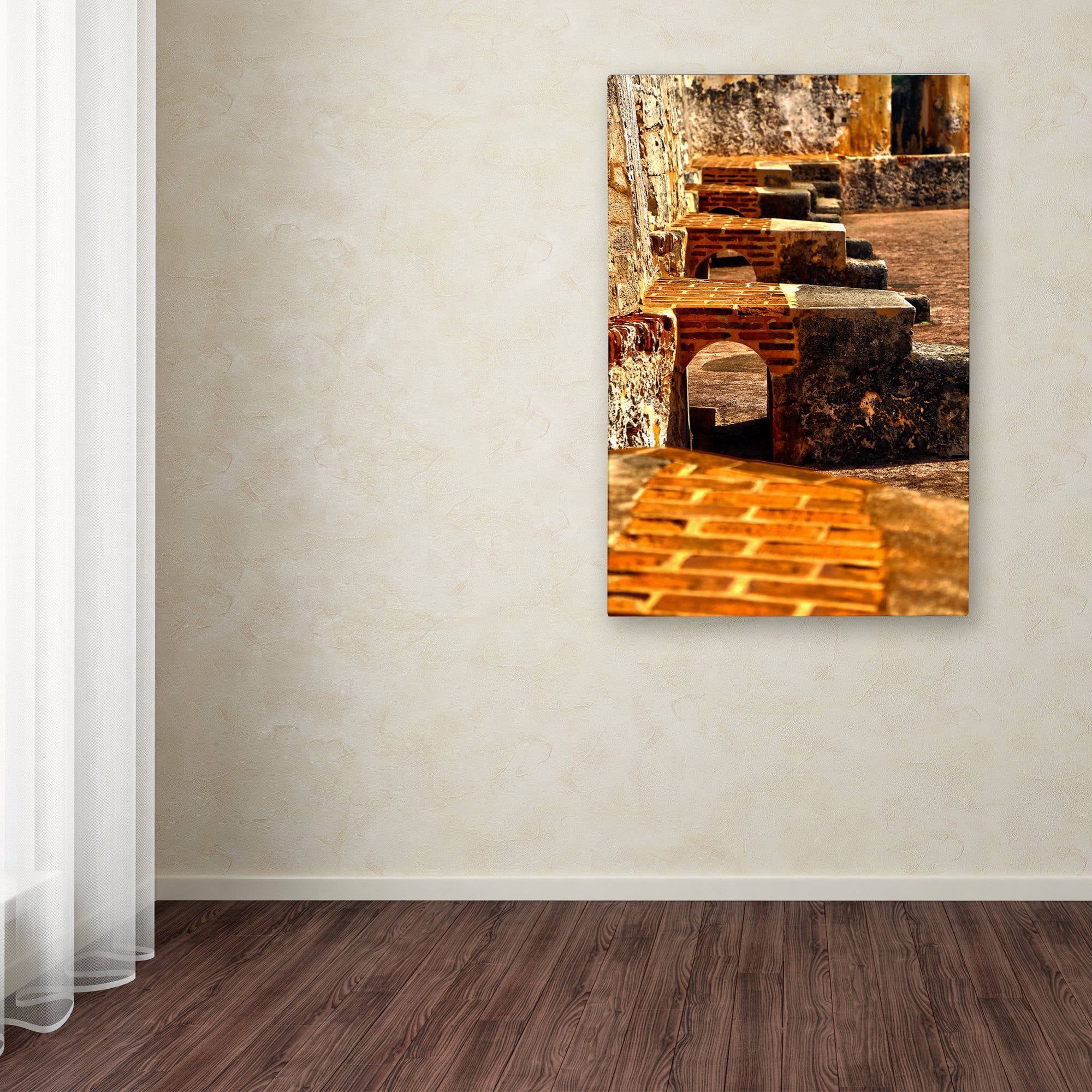Trademark Fine Art "Castillo de San Felipe del Morro 10" Canvas Art by CATeyes