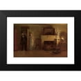 thumbnail image 2 of William Henry Lippincott 14x11 Black Modern Framed Museum Art Print Titled - Love's Ambush (1890), 2 of 5