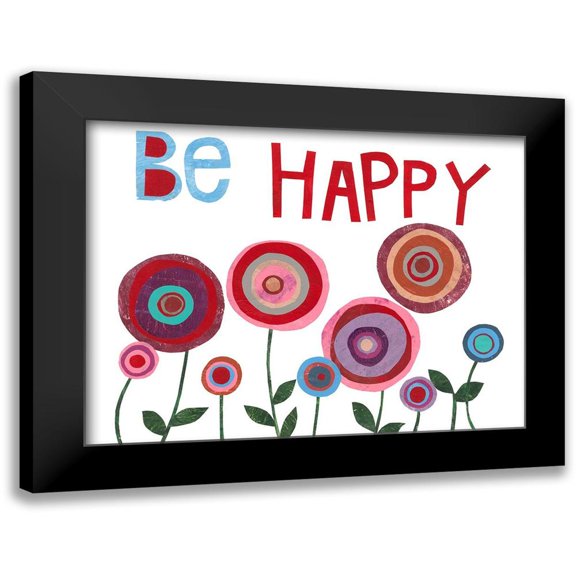 Moore, Regina 18x15 Black Modern Framed Museum Art Print Titled - Garden Sentiment II