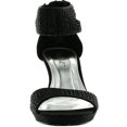 thumbnail image 2 of Bonnibel Bling-1 Womens Glitter Stiletto Ankle Cuff Back Zip Dress Sandals Pump, 2 of 4