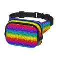 thumbnail image 2 of Easygdp Bright Rainbow Fanny Packs para Mujeres y Hombres, Bolsa de Cinturón, Bolsos de Cruz para Trabajo/Correr/Senderismo, 2 of 9