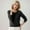 Black, variant on Hauaitttt Women's Round Neck Pullover Sweater Solid Color Long Sleeves and Sweater for Women Oversized Sweaters for Women Womens Petite Pullover Sweaters Midshipman Sweatshirts for Men Polyester Knit