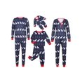 thumbnail image 1 of Conjuntos de pijamas familiares a juego Pijamas navideños con camiseta de manga larga y pantalones con estampado de alce navideño Ropa de estar por casa, 1 of 6
