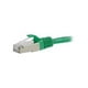 C2G Ethernet CAT 6 Cat6 Câble de 1 Pi - Blindé (STP) - Vert - Câble de Raccordement - RJ-45 (M) à RJ-45 (M) - Paire Torsadée Blindée de 1 Pi (SSTP) - - Moulée, Sans Accrochage, Torsadée - Vert – image 1 sur 3