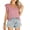 Pink, variant on Womens Summer Top Square Ruffle Sleeveless Chiffon Blouses Top Shirts Dressy Casual Tops