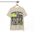 thumbnail image 6 of Stupid People Unisex Heavy Cotton Tee, 6 of 12