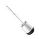 thumbnail image 2 of Cepillo de limpieza para inodoro Cepillo de lavado de esquina para inodoro con mango de plástico Cabezal TRP, negro, tipo montado en la pared Jumpingount HA005513-04, 2 of 6