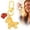 Golden, variant on Horse Year Pendant for Peace, Joy, and Immediate Wealth.,Chinese Horse Keychain Pendant – Golden 2026 Charm Key Ring with Luck Blessing for Chinese New Year Handbag and Car Keys Accessories