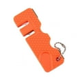 thumbnail image 1 of fastboy Ceramic Sharpener Tool Scissor Whetstone Sharpening Keychain Professional Outdoors Pocket for Kitchen Household Orange, 1 of 9