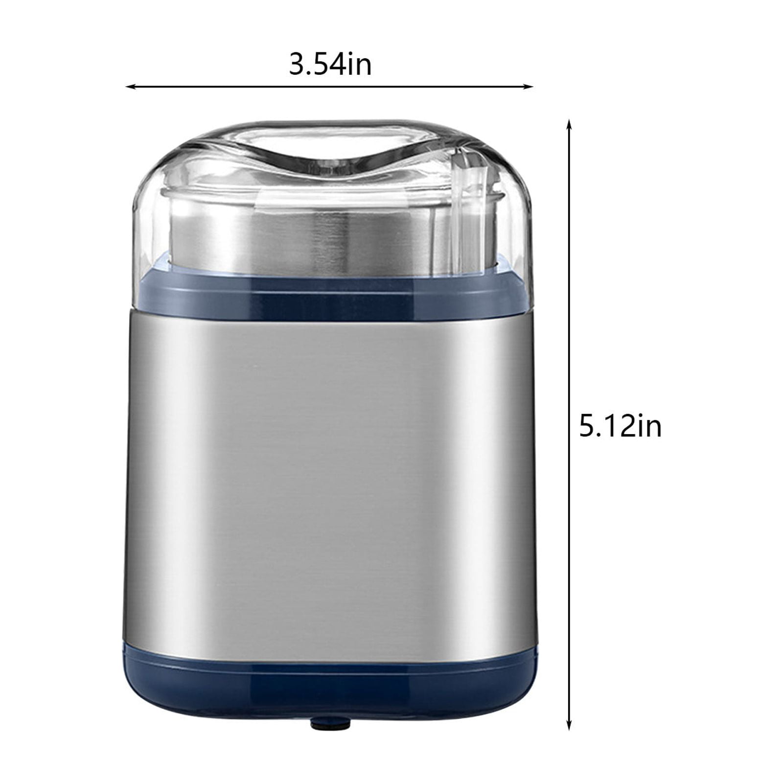 pvdgvd Coffee Grinder, 200W Powerful Grinder with 2 Stainless Steel Blades, for Coffee Beans, Spices, Grains & Herbs, Safety Lock for Home Use