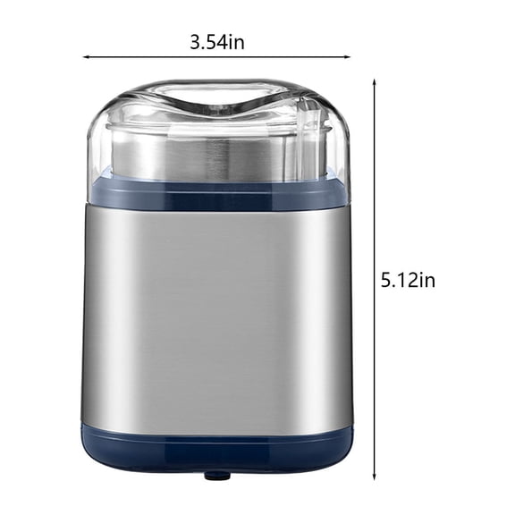 ToyKingdee Electric Coffee & Spice Grinder with Dual Stainless Steel Blades, Versatile Mill for Coffee Beans, Grains, Herbs and Spices