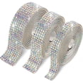 thumbnail image 1 of rollos de cinta autoadhesiva de diamantes de imitación de cristal, tiras adhesivas de cinta de diamantes, 1 of 1